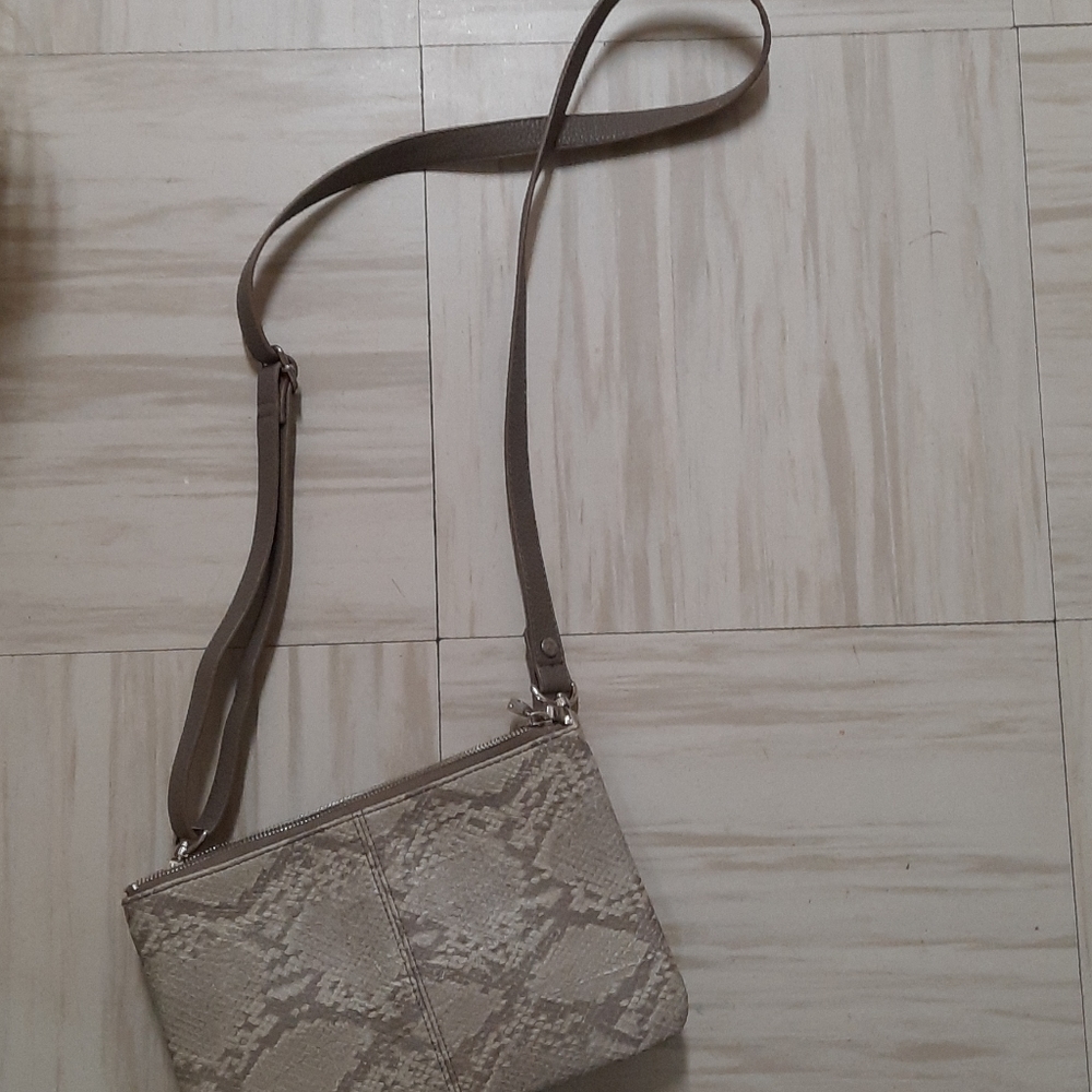 Snake skin beauty  bag